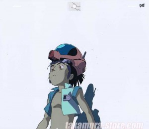 Mighty Space Miner anime cel