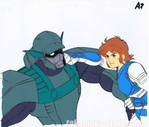 Yoroiden Samourai Troopers Anime cel