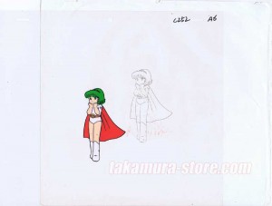 Nana the Supergirl anime cel