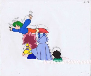 Nana the Supergirl anime cel