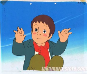 Belle and Sebastian anime cel