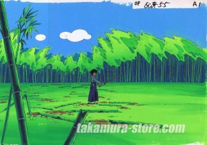 Kenshin anime cel