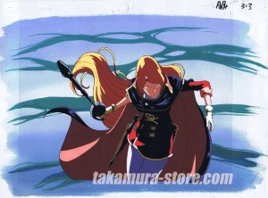 Queen Emeraldas anime cel