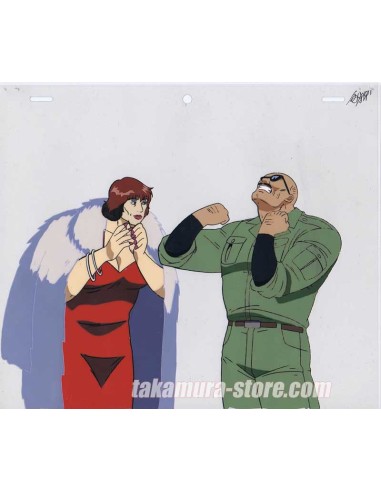 City Hunter anime cel