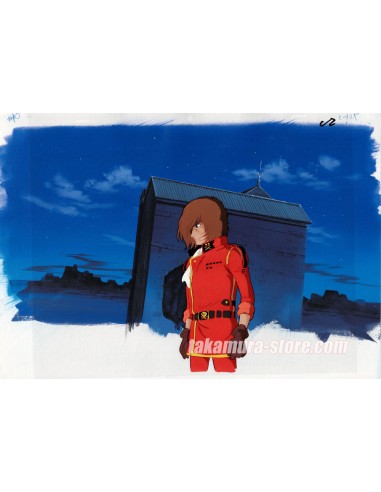 Captain Harlock anime cel