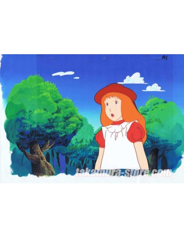 Alice in wonderland anime cel