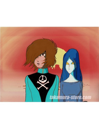 Captain Harlock anime cel