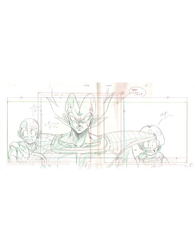 Dragon Ball Z original sketch