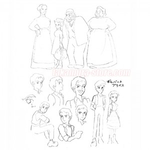 Model Sheets Anne la maison aux pignons verts