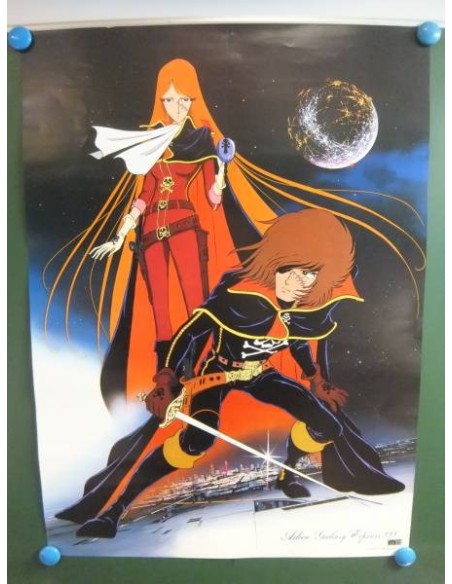 Space Pirate Captain Harlock: Arcadia Of My Youth Japanese movie poster -  illustraction Gallery