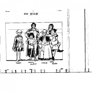 Les Mystérieuses Cités d'Or-Model Sheets episode 2-5